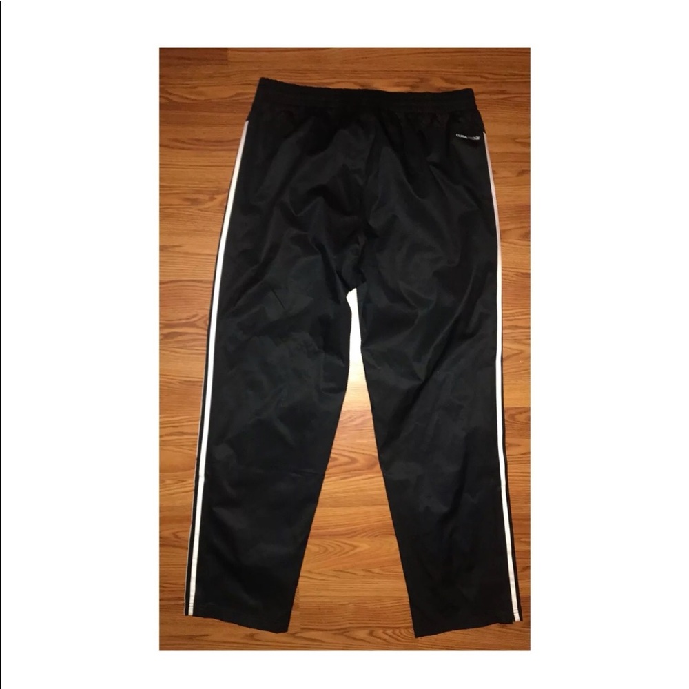 Men’s ADIDAS CLIMAPROOF Track Pants Black/White L